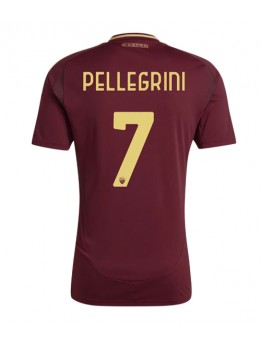 AS Roma Lorenzo Pellegrini #7 Replika Hemmakläder 2024-25 Kortärmad